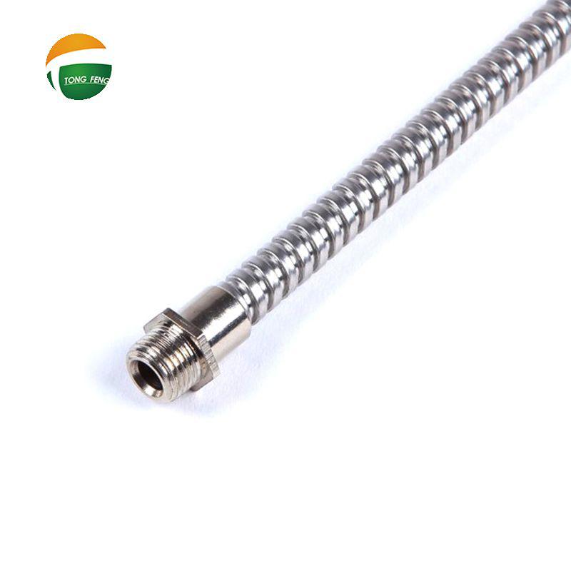 同丰水表金属软管 外径6.6mm不锈钢软管 长度和接头可定制